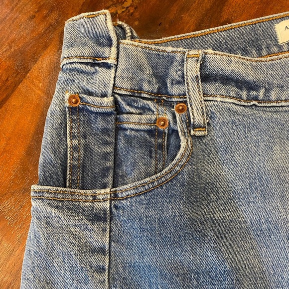 Abercrombie & Fitch 90s Straight Curve Love Ultra High Rise Jeans Size 31 - Picture 4 of 9
